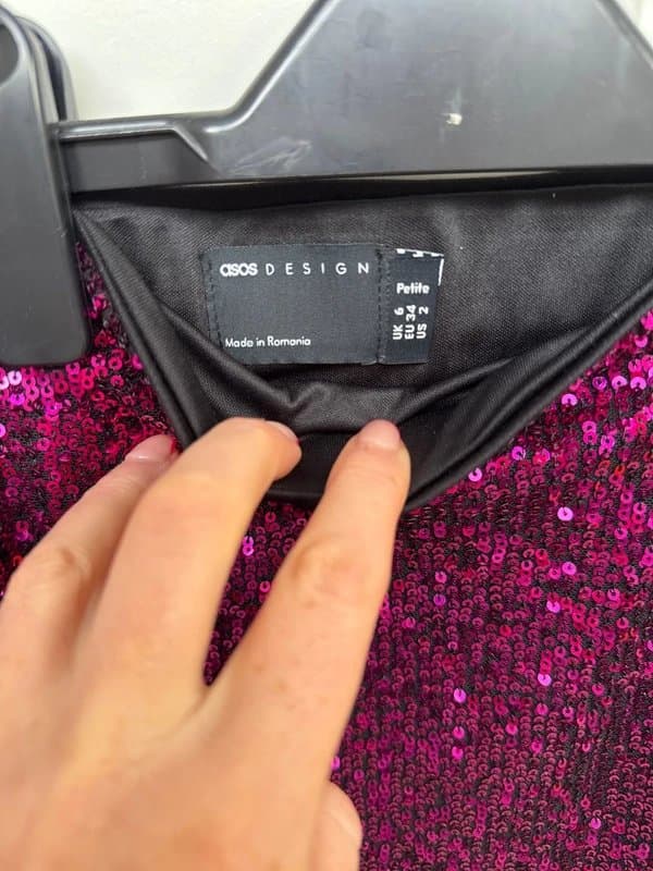 ASOS ASOS petite pink sequin skirt - Size 6