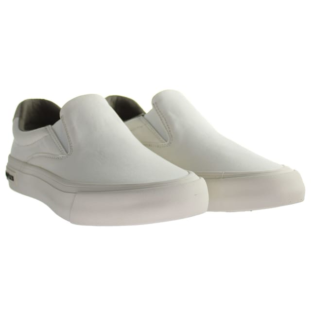 Seavees Seavees Women's Hawthrone Slip On Bleach Poplin Twill Off-White Shoes in Beige - 2