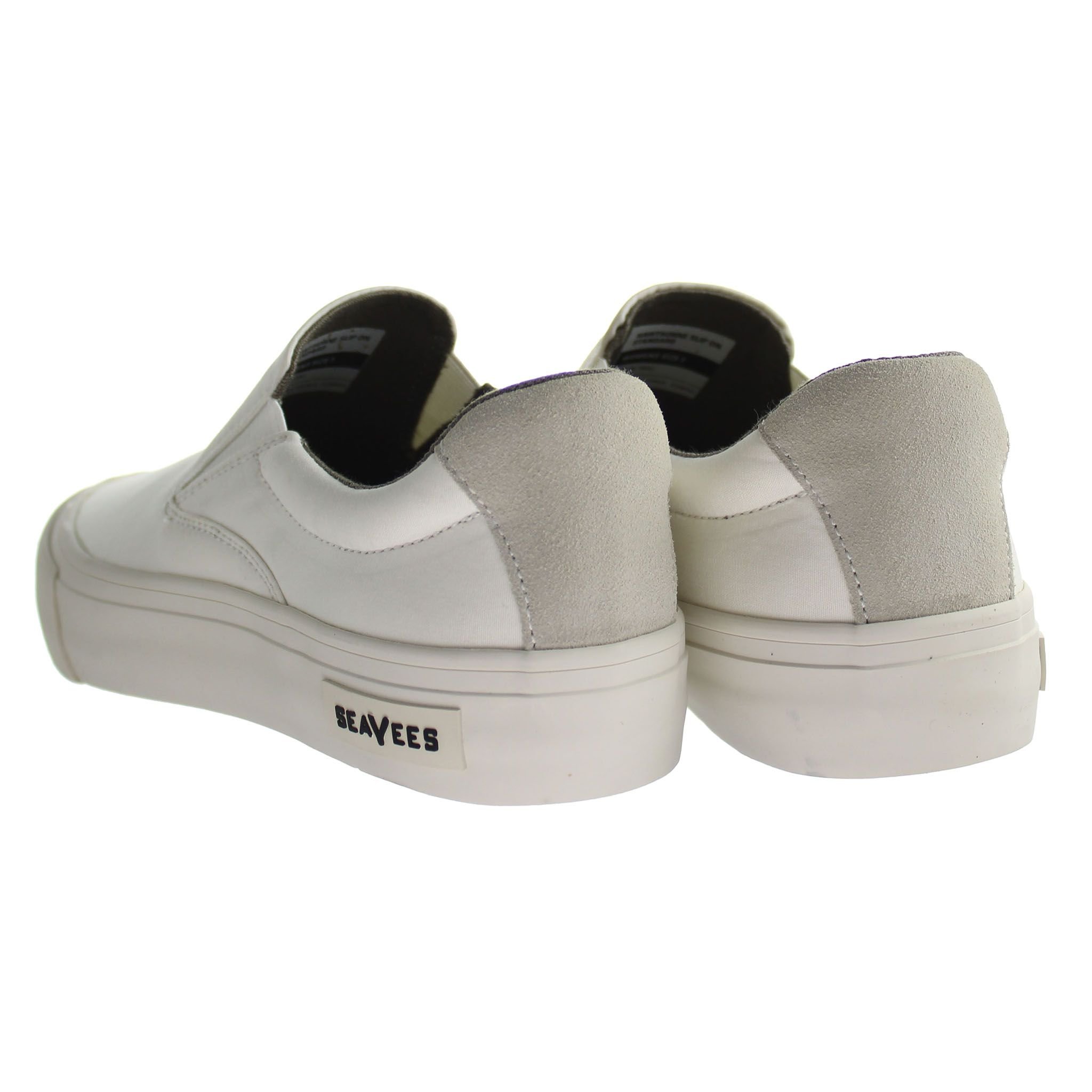 Seavees Seavees Women's Hawthrone Slip On Bleach Poplin Twill Off-White Shoes in Beige - 3