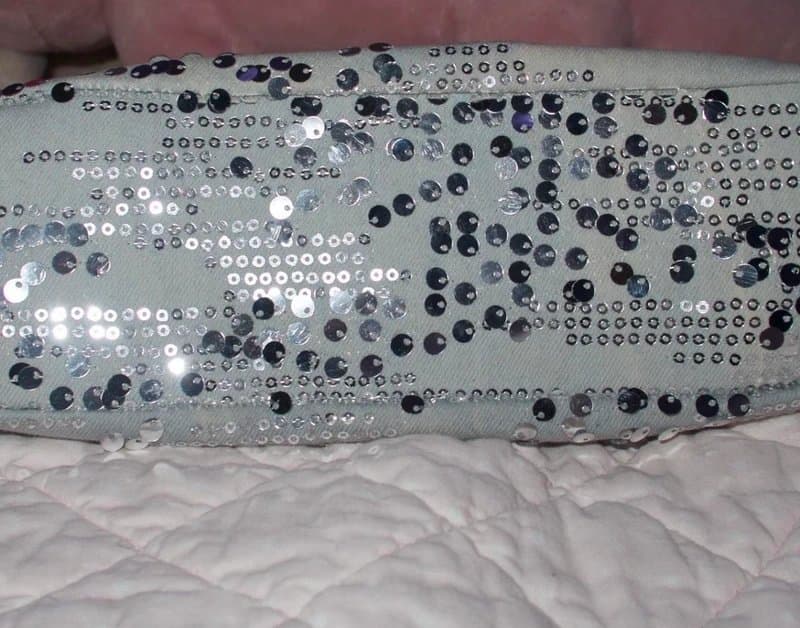 Bershka Bershka silver sequin shoulder bag