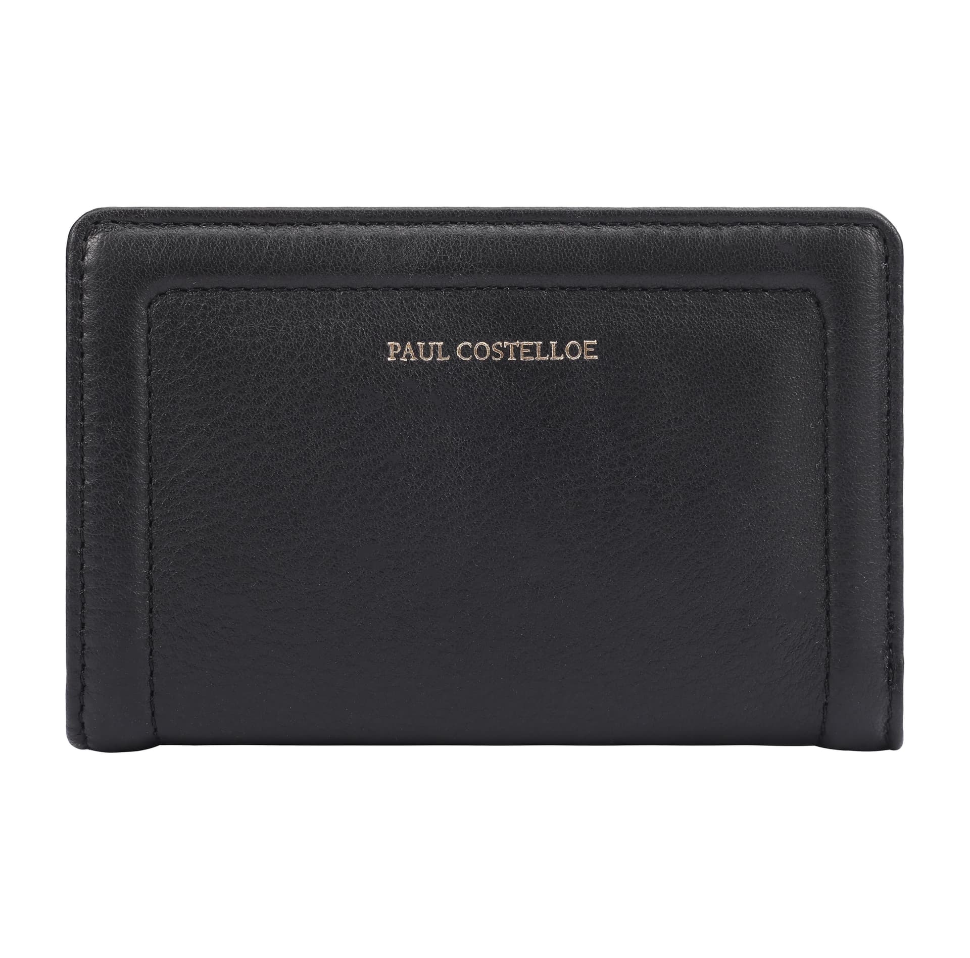 Paul Costelloe Paul Costelloe Women's Miri Leather Purse in Jet Black