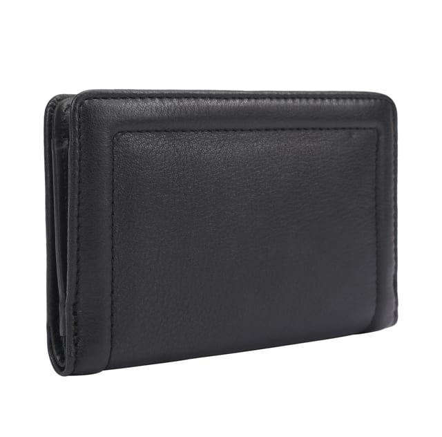 Paul Costelloe Paul Costelloe Women's Miri Leather Purse in Jet Black - 2