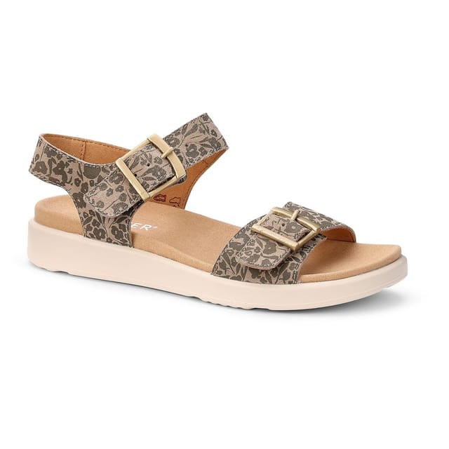 Hotter Hotter Women's Wide Fit 'Corfu' Sandals in Khaki - 2