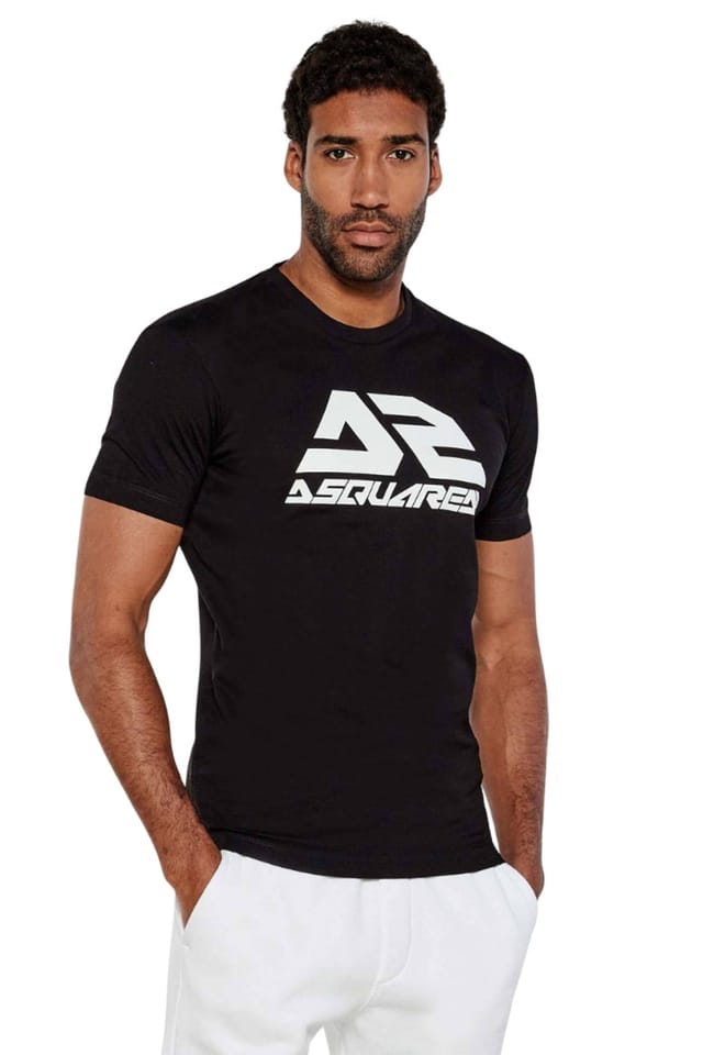 Dsquared2 Dsquared2 Men's Short Sleeve Round T-shirt in Black - 3