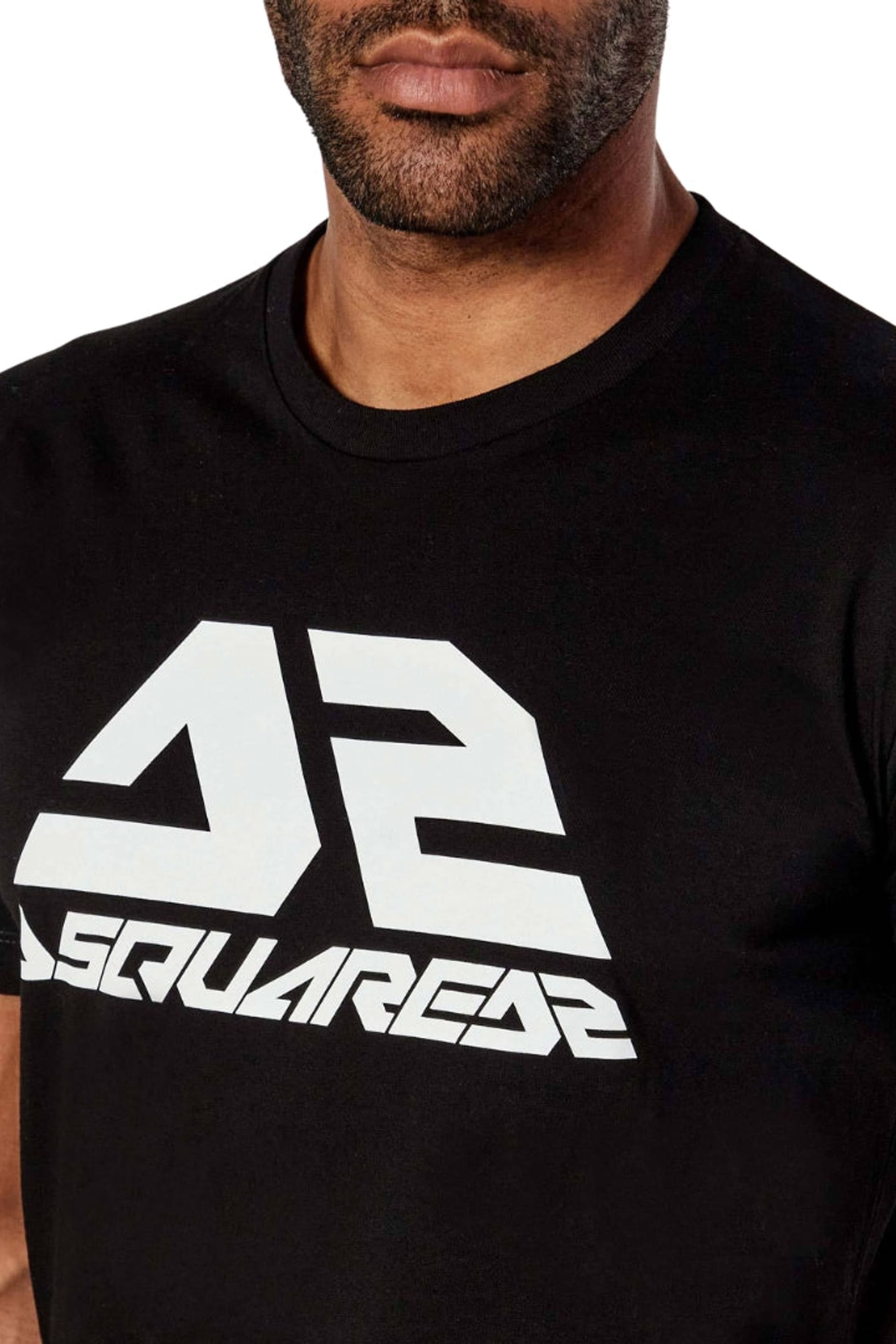 Dsquared2 Dsquared2 Men's Short Sleeve Round T-shirt in Black - 4