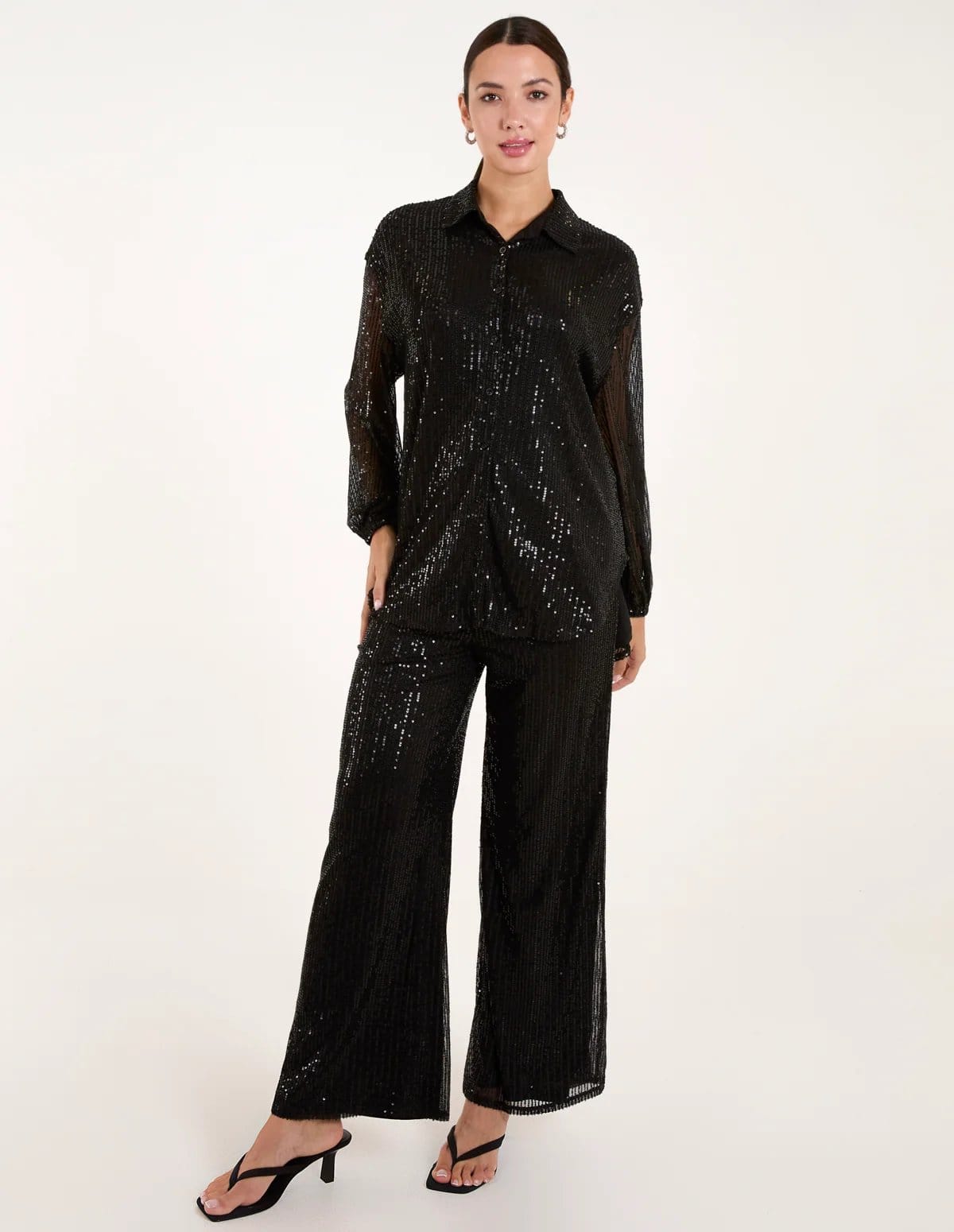 Blue Vanilla Sequin Shirt - 4
