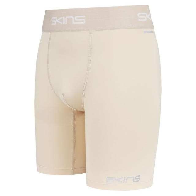 Skins Skins Men's DNAmic Force Beige Compression Shorts in Light Beige - 2