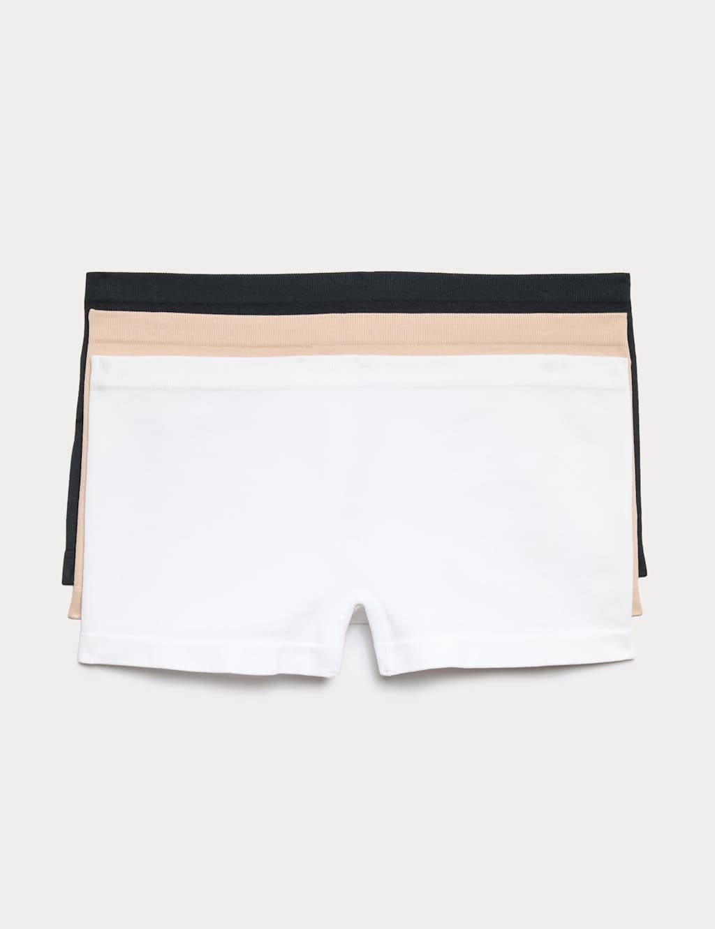 Marks & Spencer M&S 3 Pack Seamless Boxer Shorts Opaline Mix - 1