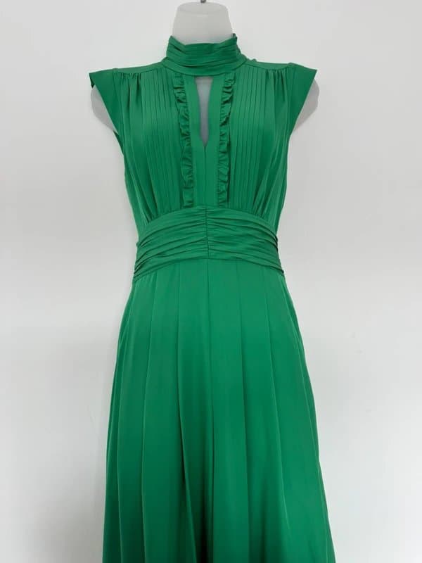 Silk * NEW * (exdisplay/ see description) ME+EM Silk Wide-Leg Jumpsuit Pleated - REP £595 - UK 10