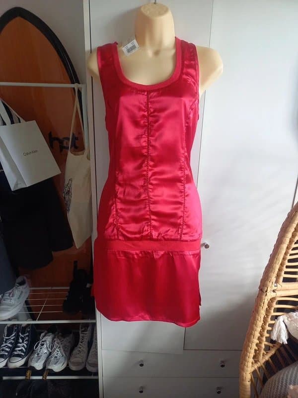 Topshop New! With tags 'Topshop' silky little red 💃 dress