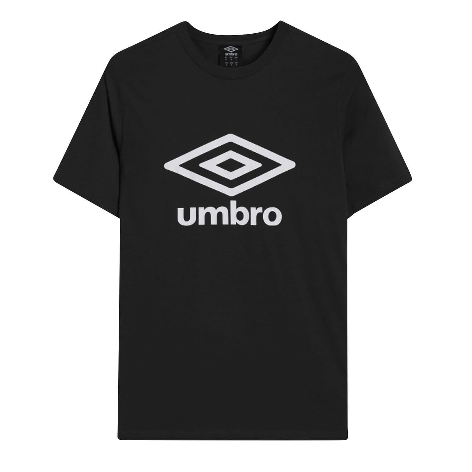 Umbro Umbro Men's Stacked Logo T-Shirt in Black