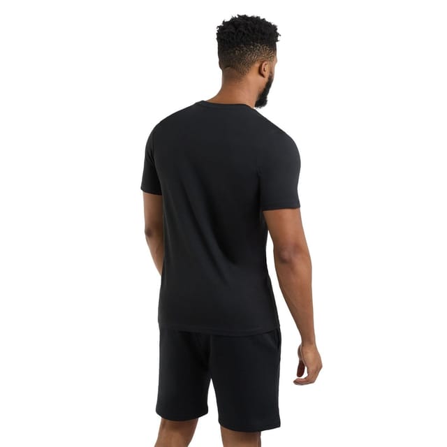 Umbro Umbro Men's Stacked Logo T-Shirt in Black - 2