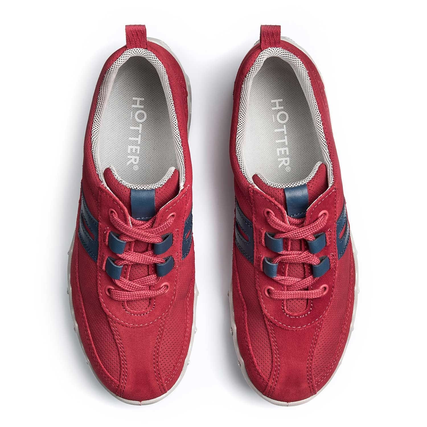 Hotter Hotter Women's Wide Fit 'Leanne II' Active Shoes in Scarlet - 4