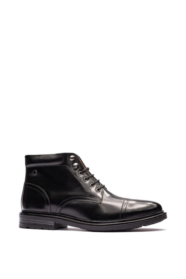 Base London Base London Men's Porter Toe Cap Boot in Black - 2