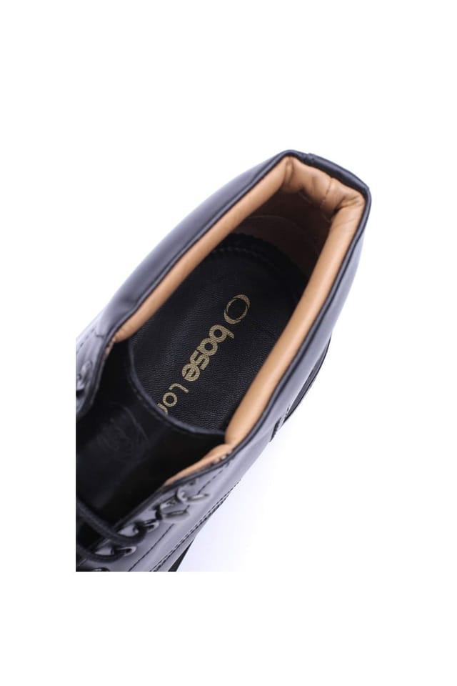 Base London Base London Men's Porter Toe Cap Boot in Black - 3