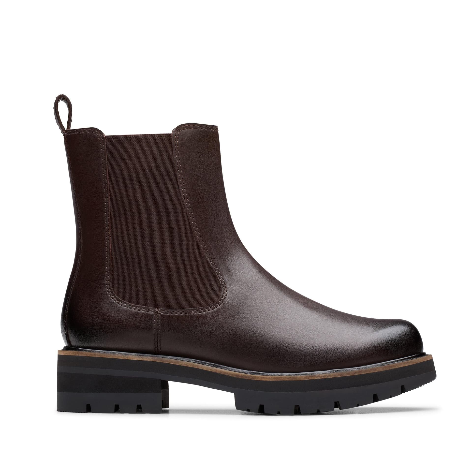 Clarks Clarks Women's Orianna Lane Brown Leather Chelsea Boots