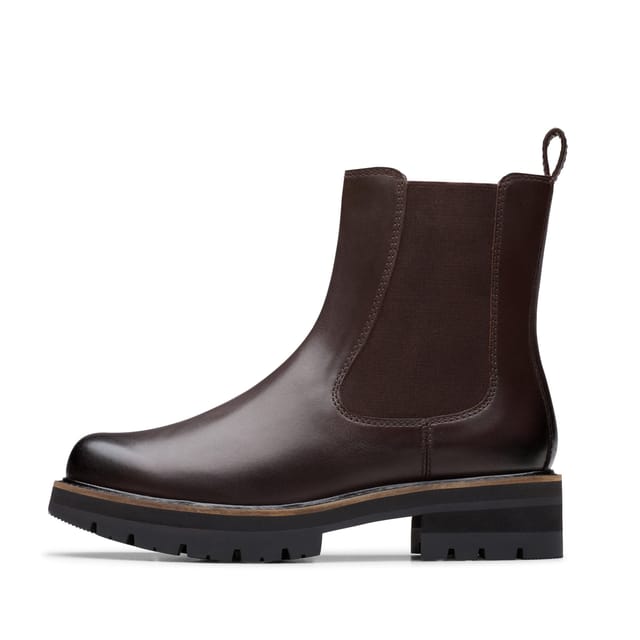 Clarks Clarks Women's Orianna Lane Brown Leather Chelsea Boots - 2