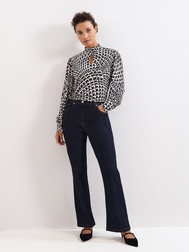 Phase Eight Phase Eight Women's Isla Printed Keyhole Detail Blouse - 2