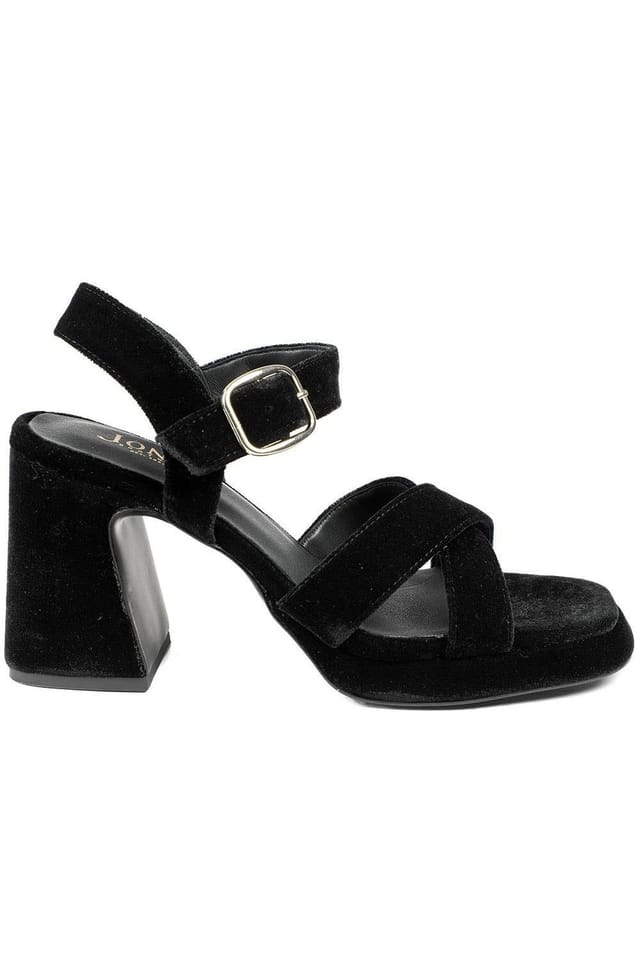 Jones Bootmaker Jones Bootmaker Women's Gladiola2 Leather Platform Sandals in Black - 2