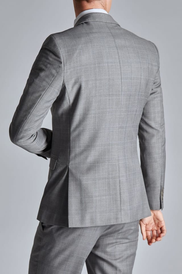 Ted Baker Ted Baker Men's Indus Check Slim Jacket in Grey - 3