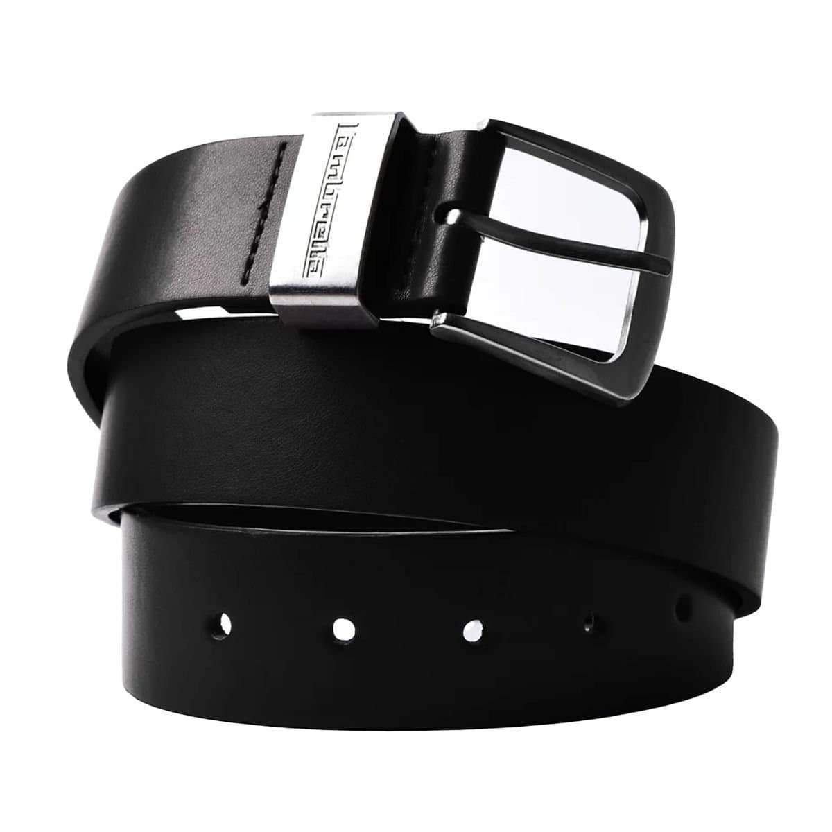 Lambretta Lambretta Men's Leather Lined Belt in Black