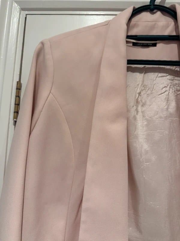 Topshop Top shop Dusky Pink Cropped Blazer