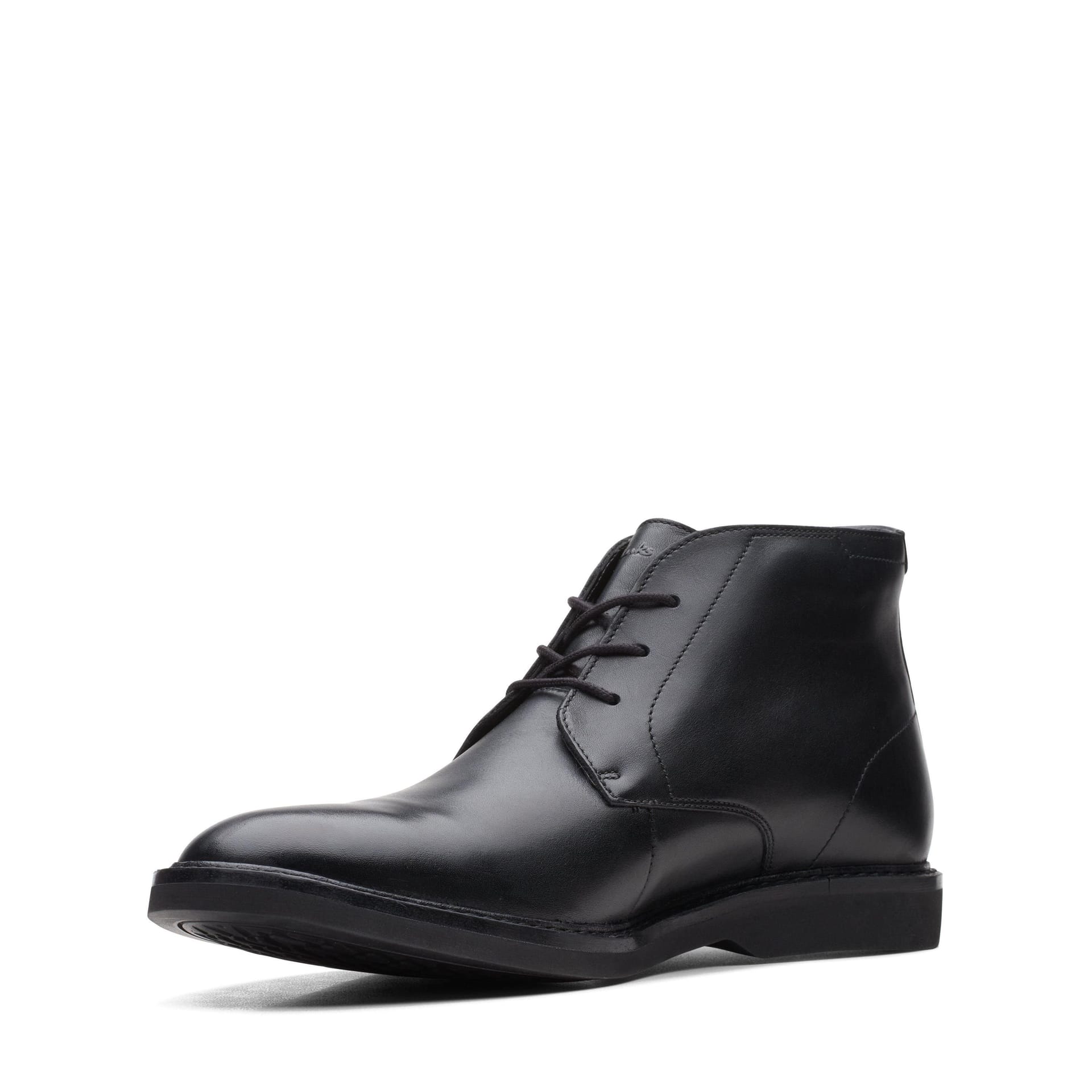 Clarks Clarks Men's Atticus LT Hi GORE-TEX Black Leather Ankle Boots, Lace Up - 4