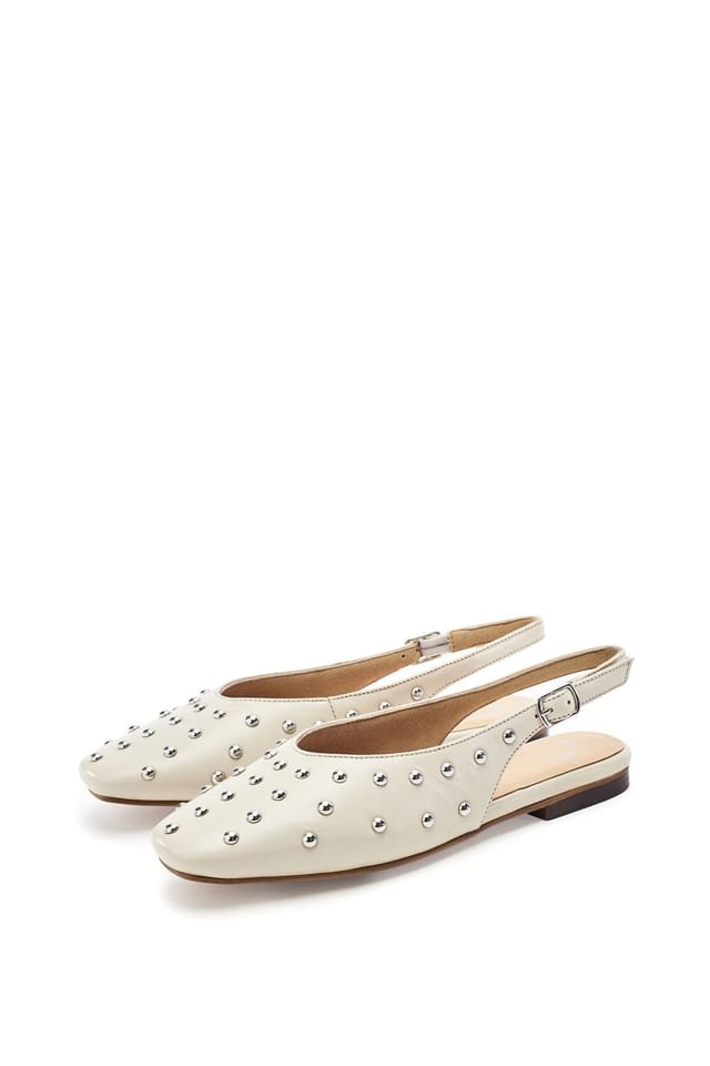 Moda In Pelle Moda In Pelle Women's 'Fiarra' Leather Loafers in Off-White - 2