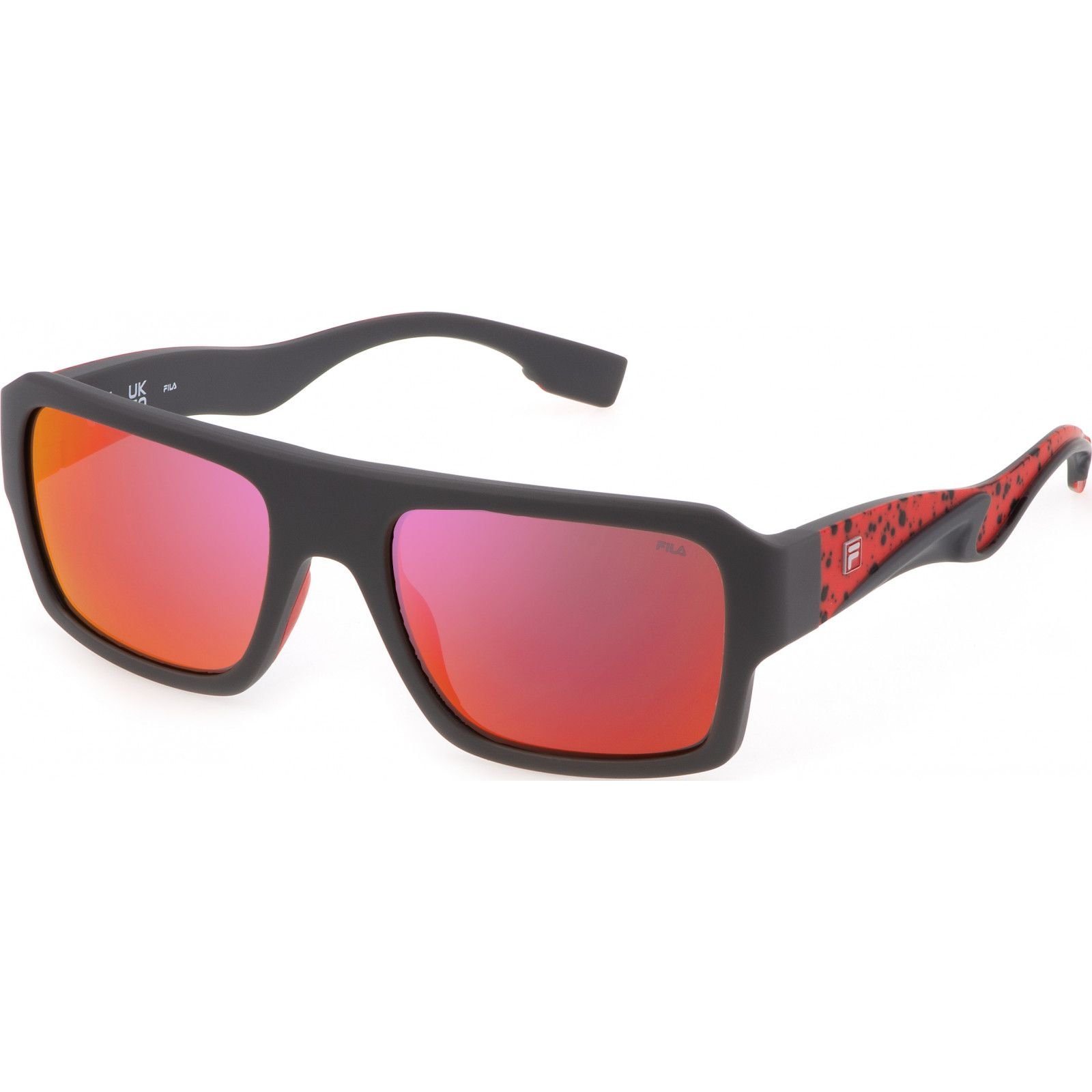 Fila FILA Men's SFI462-56I41P Sunglasses in Grey - 1