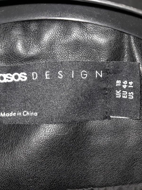 ASOS Leather biker jacket Asos 18