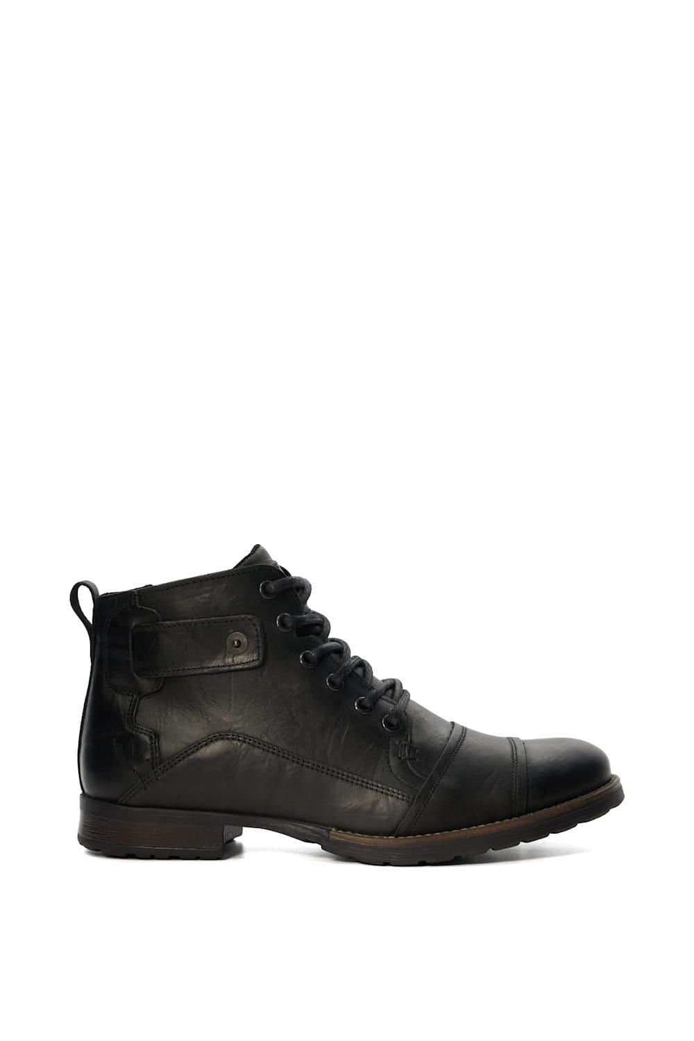 Dune London Dune London Men's 'Simon' Leather Casual Boots in Black