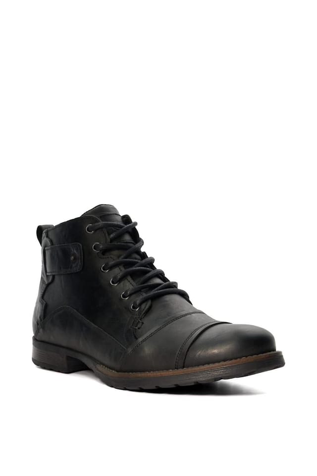 Dune London Dune London Men's 'Simon' Leather Casual Boots in Black - 2