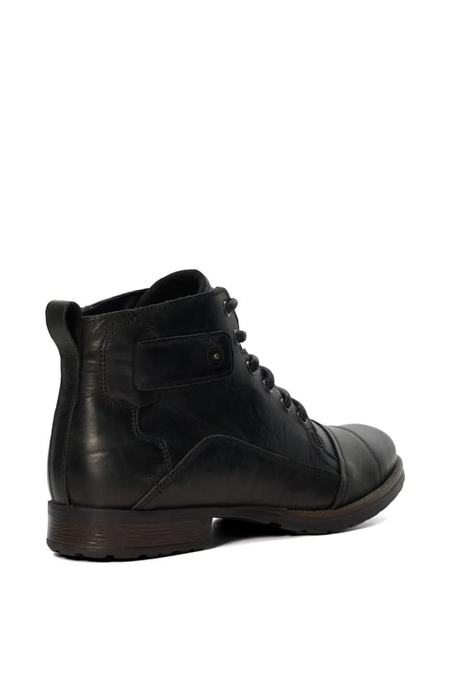 Dune London Dune London Men's 'Simon' Leather Casual Boots in Black - 3