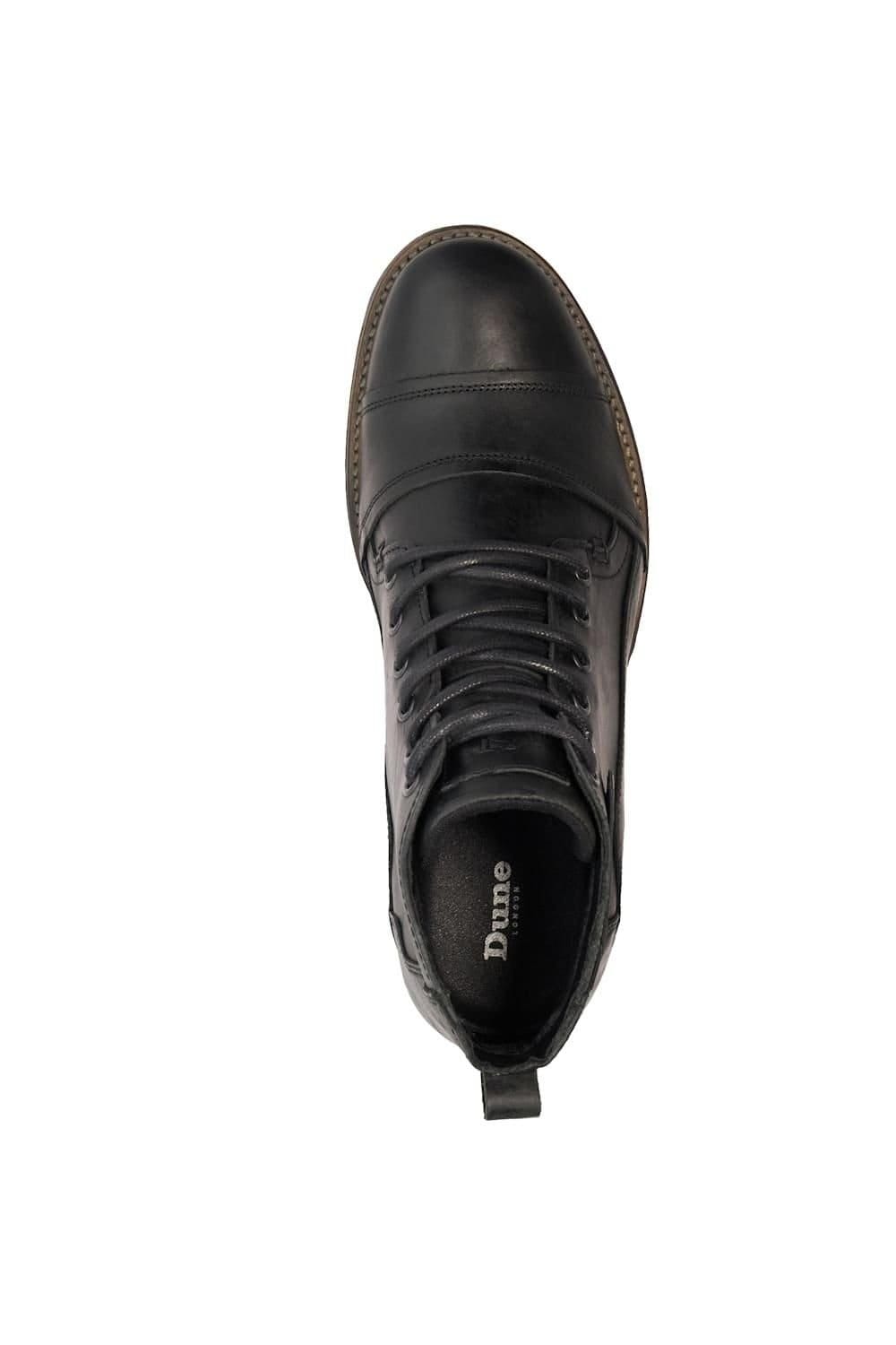 Dune London Dune London Men's 'Simon' Leather Casual Boots in Black - 4