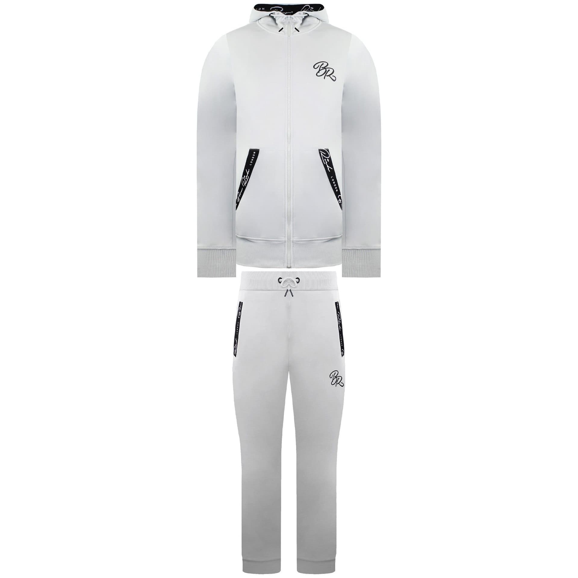 Born Rich Born Rich Men's Foletti Mystic Grey Tracksuit