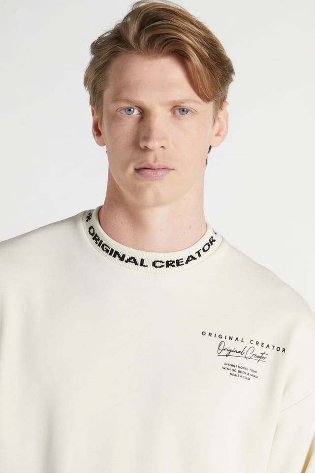 Original Creator Original Creator Men's Tour Sweatshirt in Off-White - 2