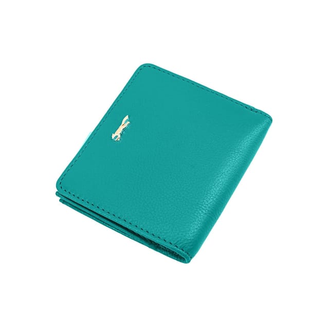 Paul Costelloe Paul Costelloe Women's Boulder Leather Purse in Turquoise - 3