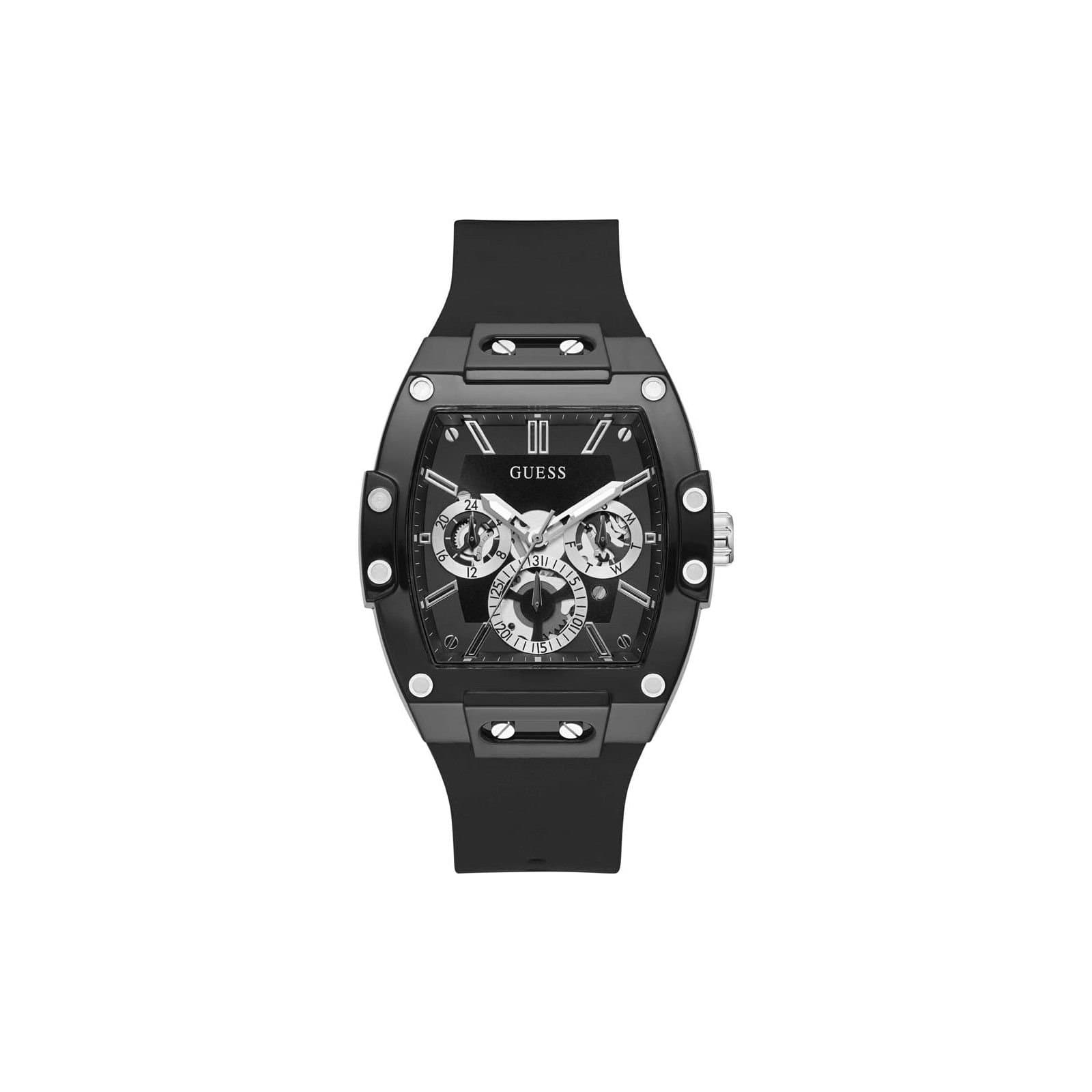Guess Guess Men's GW0203G3 Phoenix 42mm Quartz Watch in Black