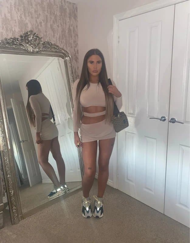 PrettyLittleThing PLT stone slinky bodycon dress