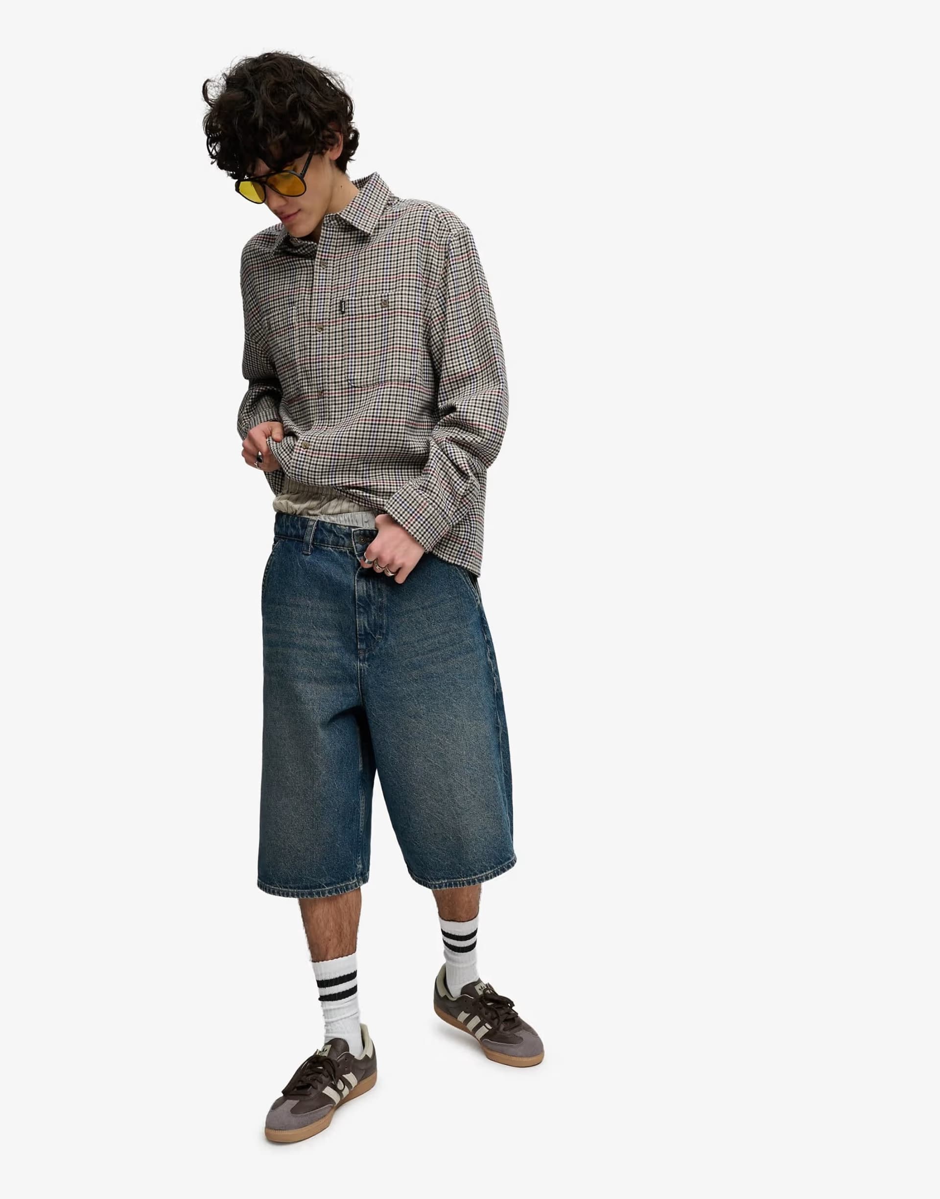ASOS Bench x Superdry & Co Boxy cotton overshirt in yorkshire check