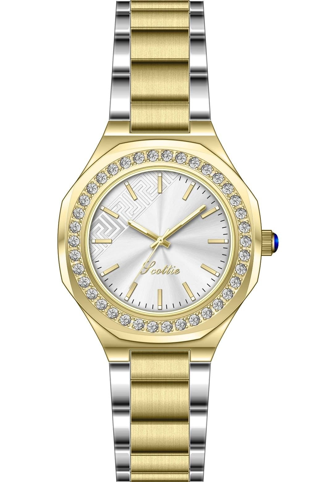 Emma Loves Diamonds Emma Loves Diamonds Women's Madison Watches Swiss Quartz Watch Gold with a 2 Tone Bracelet - 1