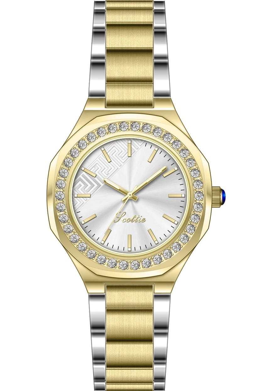 Emma Loves Diamonds Emma Loves Diamonds Women's Madison Watches Swiss Quartz Watch Gold with a 2 Tone Bracelet - 1