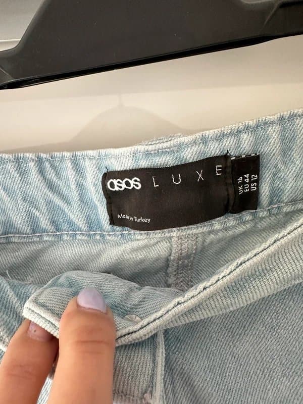 ASOS ASOS Luxe Denim Shorts