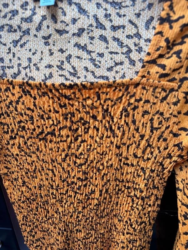 Topshop Topshop zebra print top