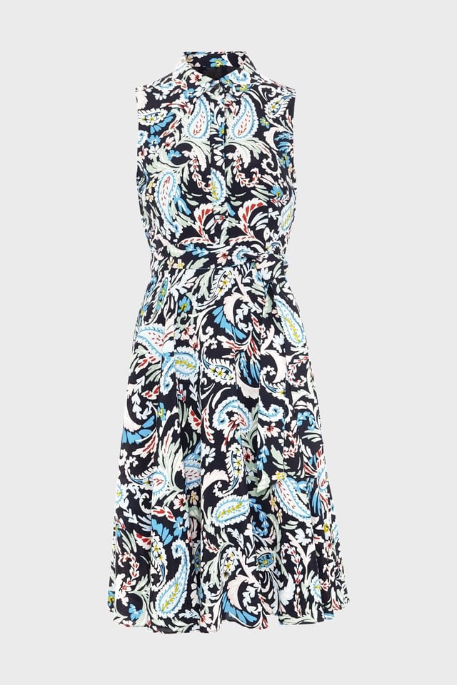 Hobbs London Hobbs London Women's Belinda Fit & Flare Knee-Length Dress in Black - 2