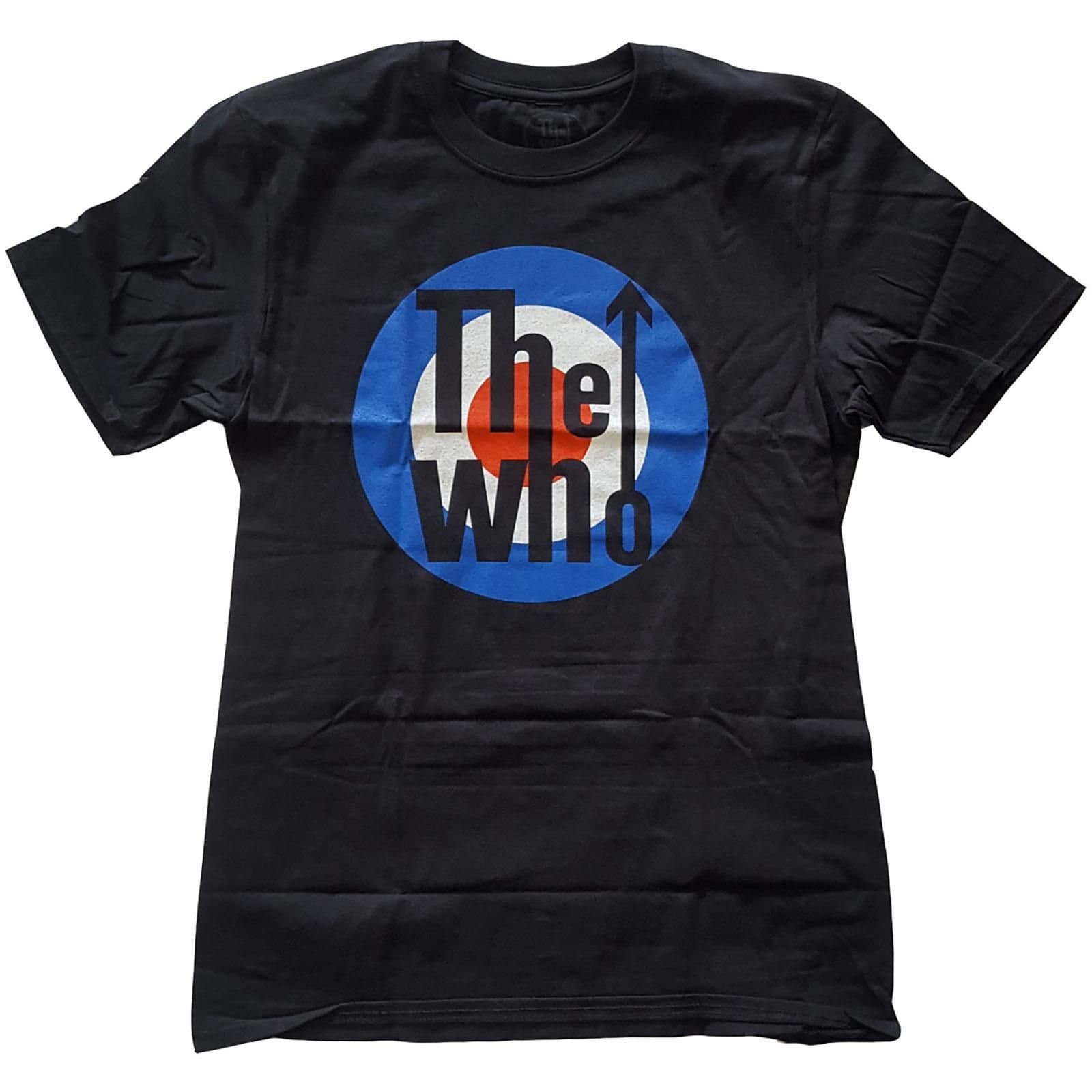 The Who The Who Men's Target Classic Cotton T-Shirt in Black