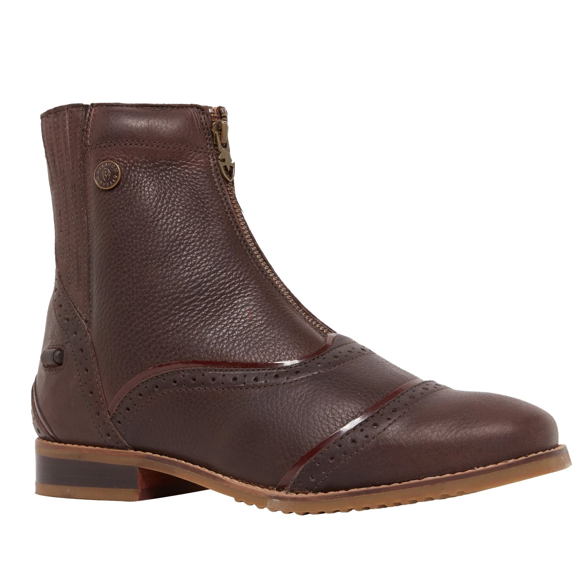 Moretta Moretta Women's Martina Leather Paddock Boots in Brown