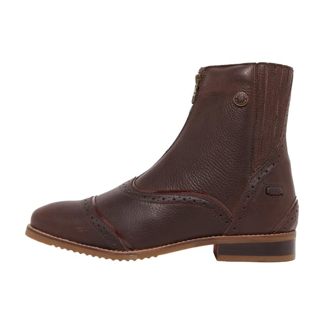Moretta Moretta Women's Martina Leather Paddock Boots in Brown - 2