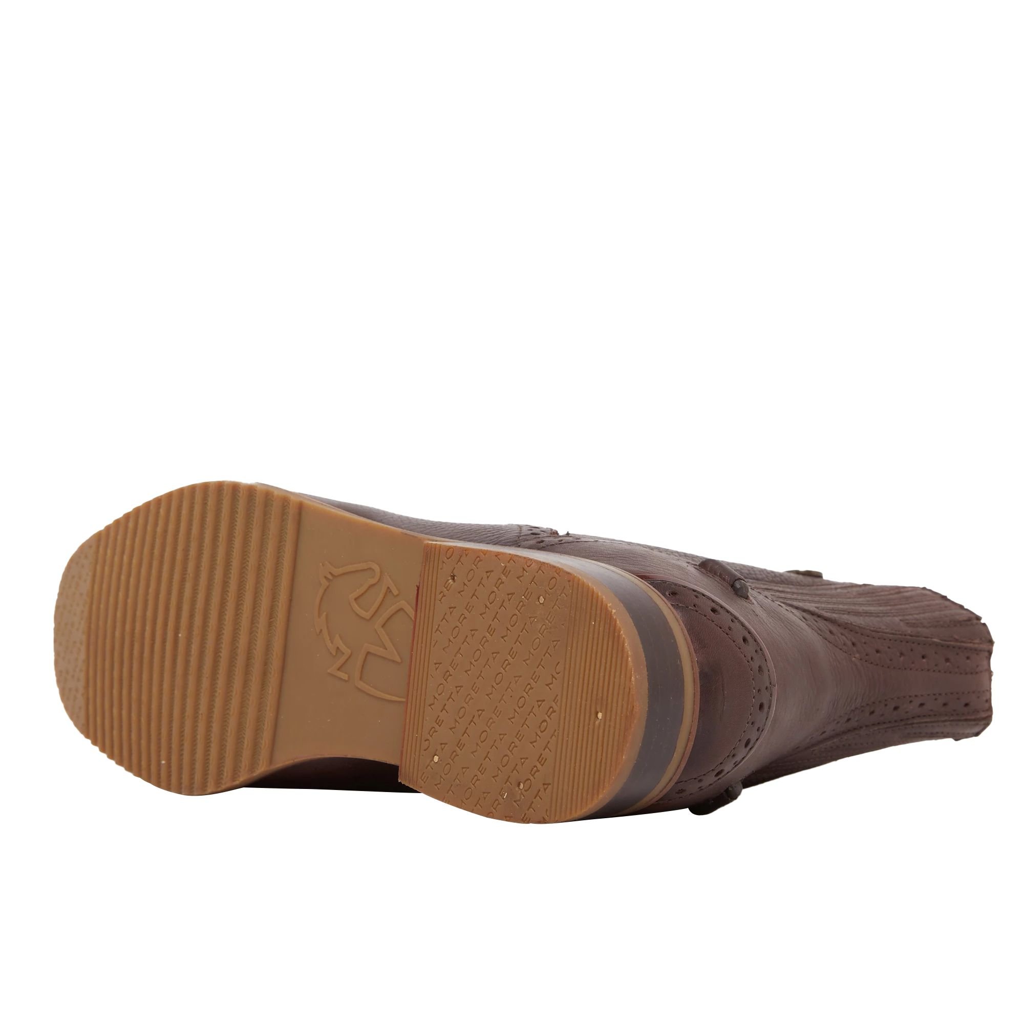 Moretta Moretta Women's Martina Leather Paddock Boots in Brown - 3