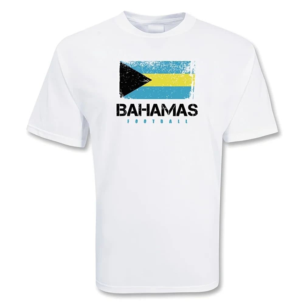 Bahamas Bahamas Men's Football T‑shirt in White